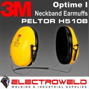 3M H510B Peltor Neckband Earmuffs Optime 1 Ear Muff Hearing Protection Neck Band