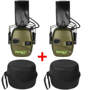 2PCS 1PCS Outdoor Tactical Electronic Earmuffs Noise Reduction Ear Protection
