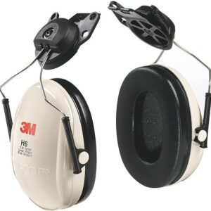 3M H6P3E/V Cap Mount Ear Muffs Construction Hard Hat Attachment Noise NRR 21 dB