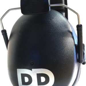 Professional Safety Ear Muffs by Decibel Defense - 37dB NRR - Regular, Black