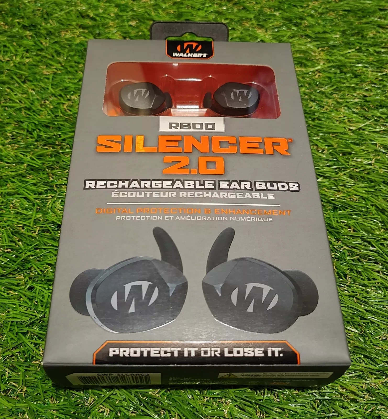 Walkers GWP-SLCRRC2 2.0 Rechargeable 24 DB Black Protective Ear Muffs R600