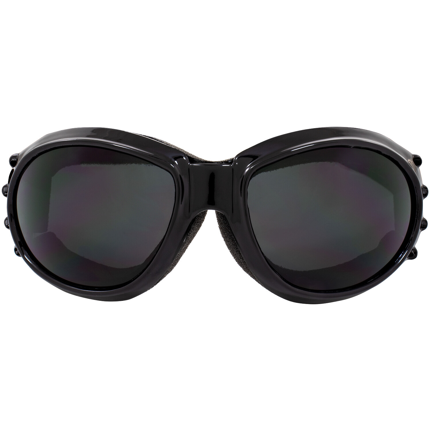 Birdz Eagle Padded Motorcycle Airsoft Goggles Anti-Fog SUPER DARK LENS - Image 2