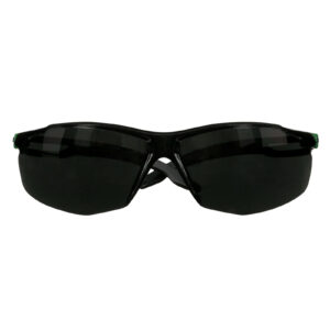 3M SecureFit 500 Series SF550AF-GRN, Black/Green, IR 5.0 Gray AF-AS Lens