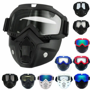 Safety Work Protective Face Mask Shield, Eye Protection Goggles Fit Over Glasses