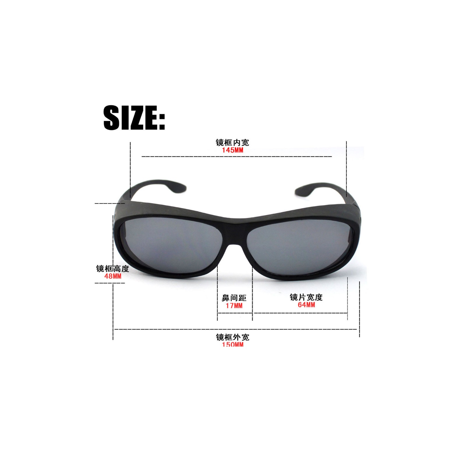 Eye Surgery Cataract Postoperative Protective Glasses UV Protection Blackout - Image 2