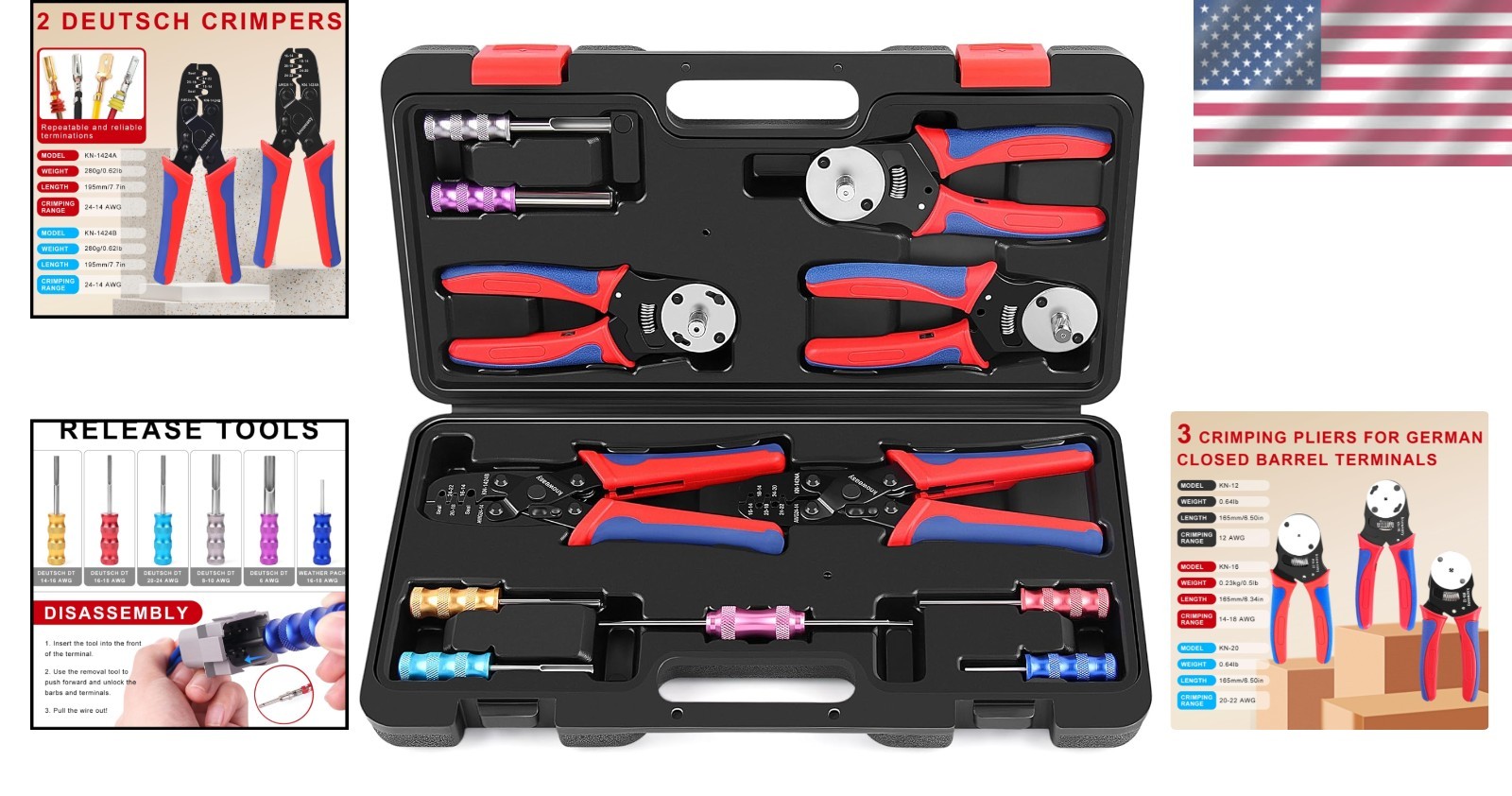 Crimper Kit Set - Automotive Wiring Tool - Image 2