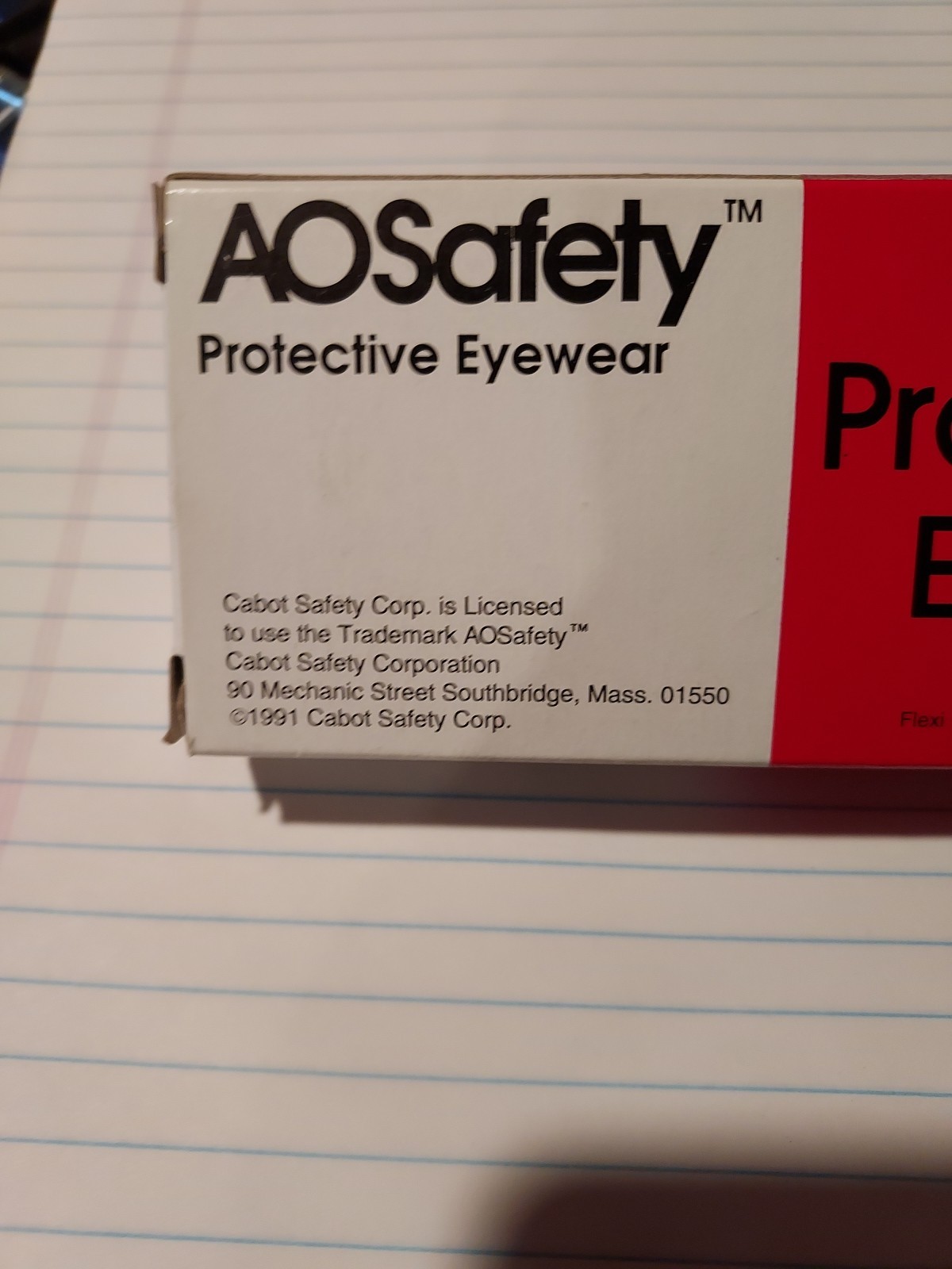 Protective Eye Wear By AOSafety, Industrial, #95090, New, USA - Image 4