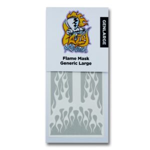 Flame Paint Masks for Revell , AMT, Monogram Generic Large Car