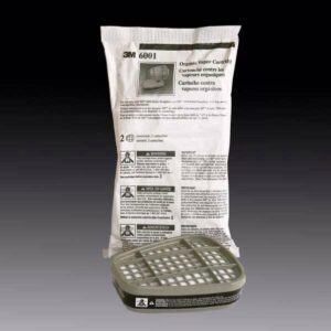 3M 6001 Organic Vapor Replacement Respirator Cartridge Filters Automotive Paint
