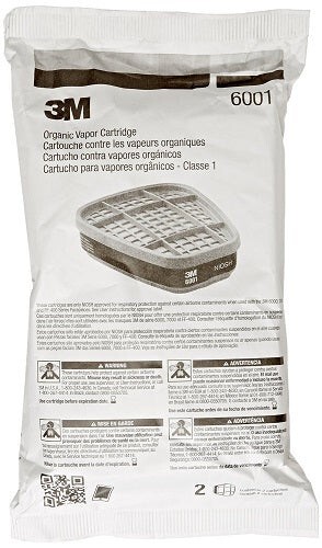 10 PR 3M 6001 21674 Organic Vapor Replacement Cartridge Filter Automotive Paint - Image 4