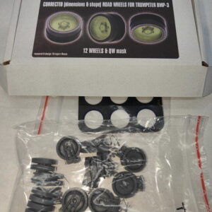 QuickWheel 1/35 BMP-3 Road Wheels with Masks for Trumpeter kits
