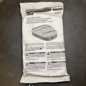 3M 6001 Organic Vapor Replacement Respirator Cartridge Filters Automotive Paint