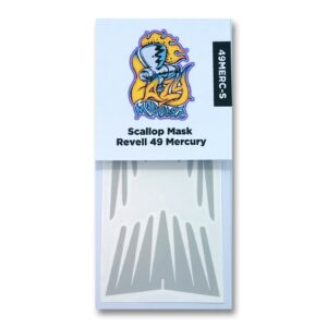 Scallop Paint Masks for Revell 1/25 49 Mercury Custom