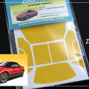 ZoomOn 1/24 AZ-1 / Cara Window Masks for Aoshima kit