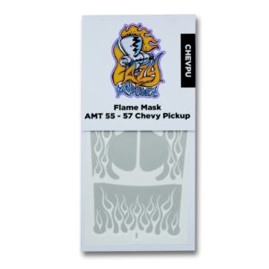Flame Paint Masks for AMT 1/25 1955 - 57 Chevy Pickup Cameo Stepside