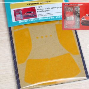 ZoomOn 1/24 550 Maranello Window and Light Painting Masks for Fujimi kit