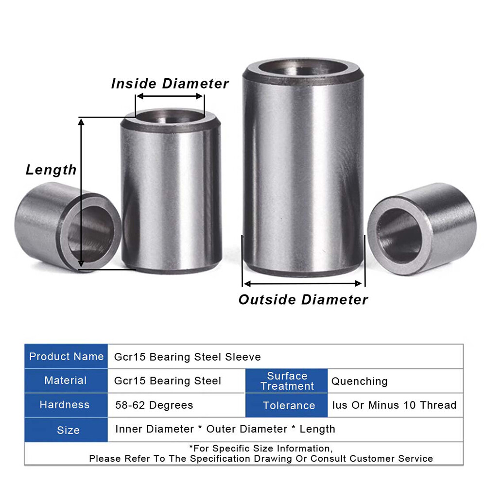 Inner Dia 20-28mm Precision Bearing Steel Bushing for Automotive & Machinery Use - Image 2
