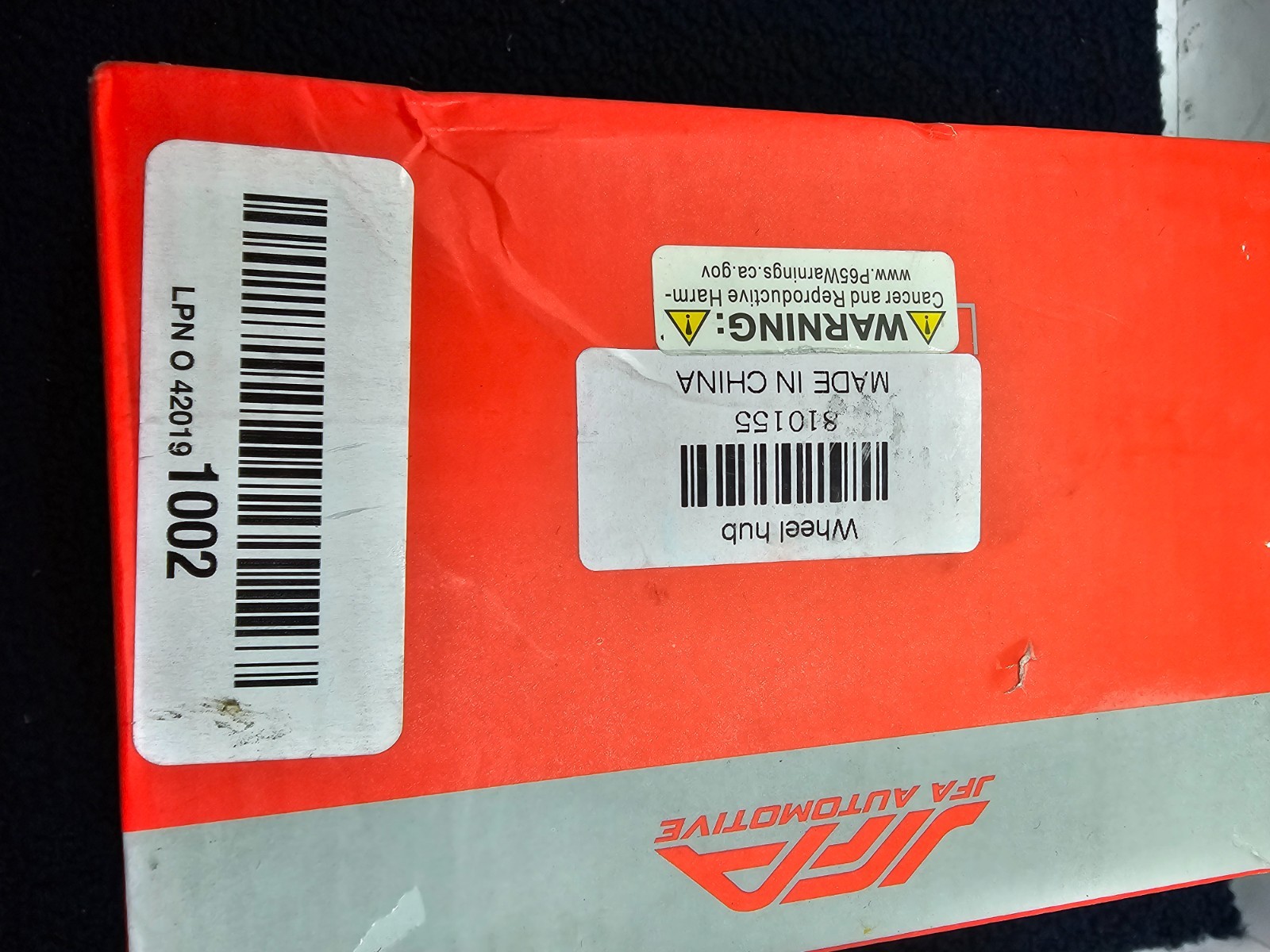 JFA AUTOMOTIVE 810155: WHEEL HUB BEARING ASSEMBLY - Image 3