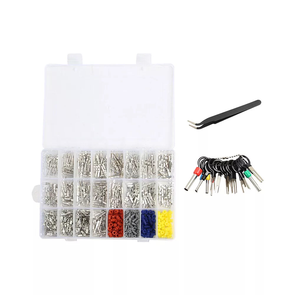 Kit de 739 piezas de pasadores de conector eléctrico automotriz herramienta de extracción de terminales sellos de cable- - Image 2