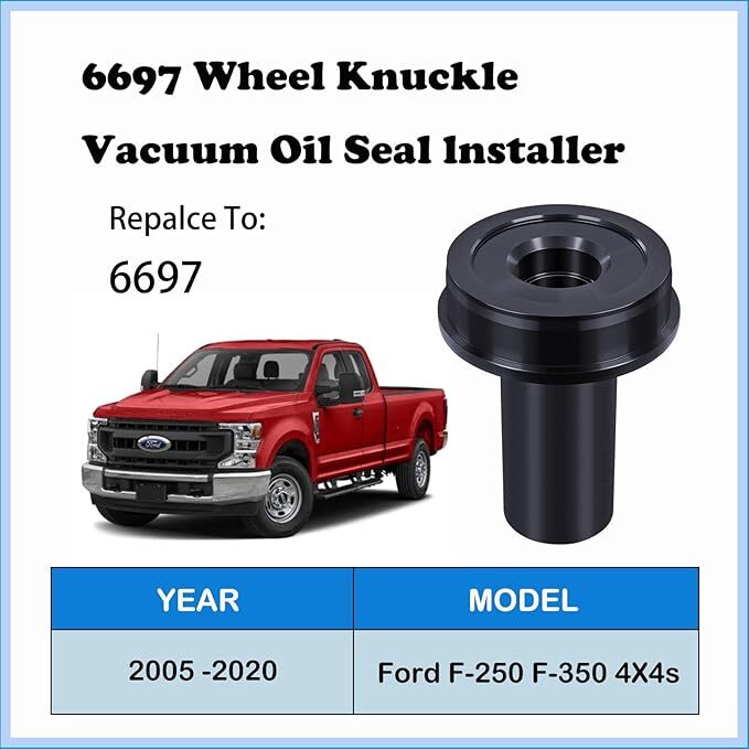 Wheel Knuckle VacuumOil Seal Installer- Automotive Axle Tools for Ford 2005-2020 - Image 2