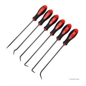 EXTRA LONG HOOK & PICK SET – automotive hand tools – o-ring seal remover