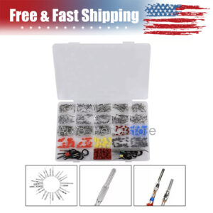 518Pcs Terminal Removal Tool Kit Automotive Electrical Connector Pins Wire Seals