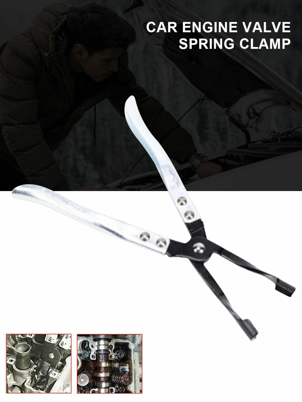 Extra Long Neck Valve Stem Seal Pliers Seal Removal Tool Automotive Car Tool - Image 4