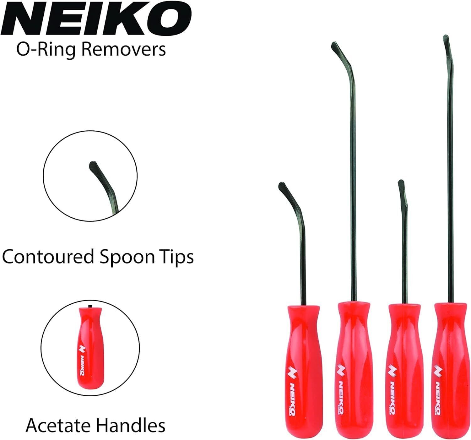 NEIKO 20758A O-Ring Pick Set for Automotive Seal Puller & Hook Set