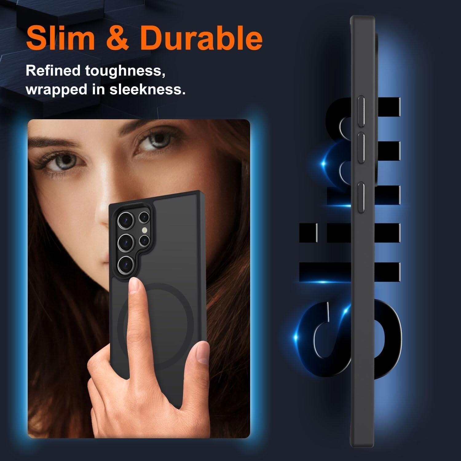 For Samsung Galaxy S25 Ultra S24 S23 S22 Frosted Case Mag Safe Shockproof Cover - Image 5