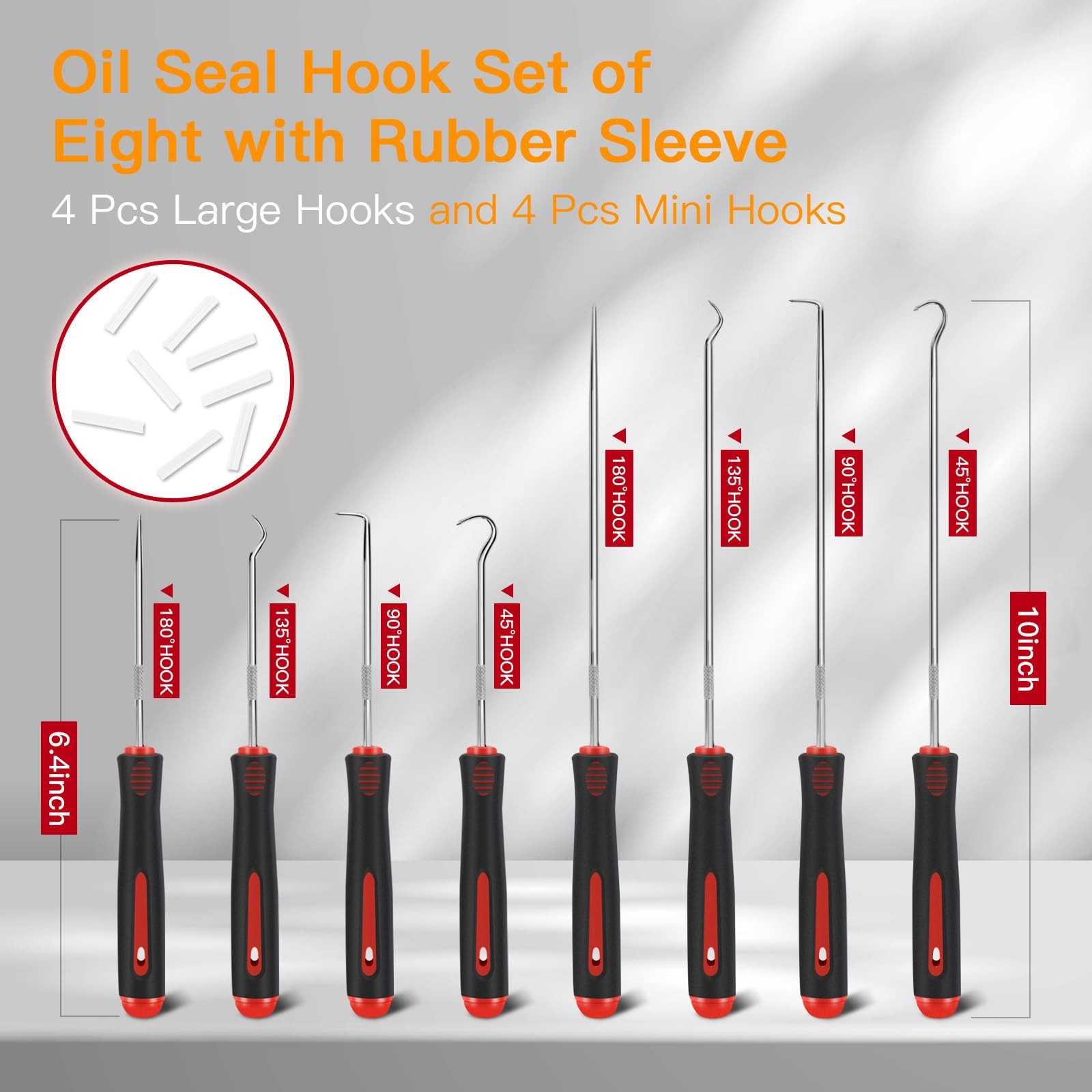8 Piece Automotive Tool, Pick Set, Precision Oil Seal Pick Tool, Mechanical D... - Image 3