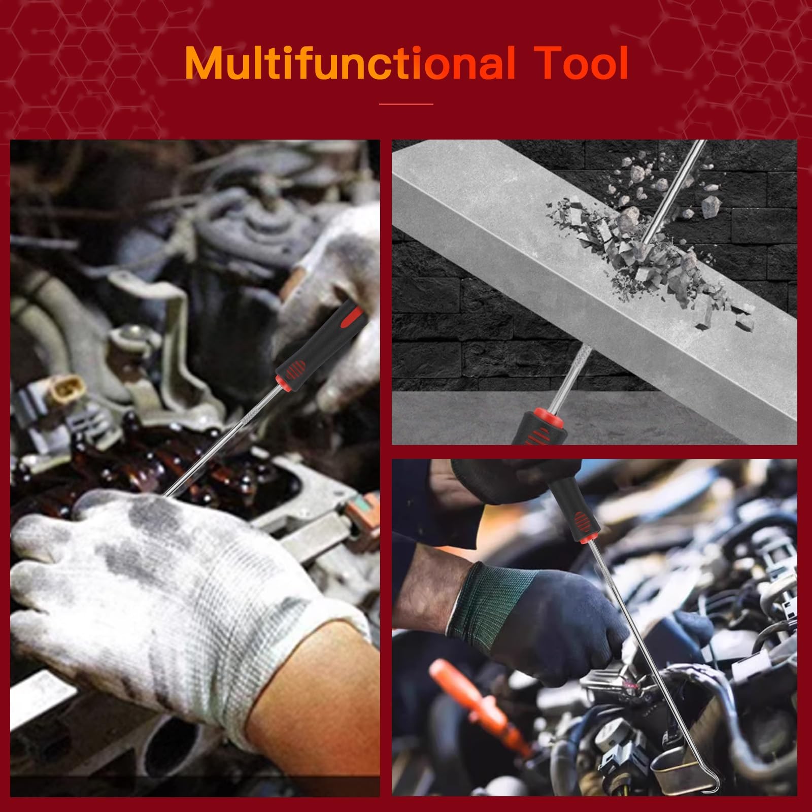 8 Piece Automotive Tool, Pick Set, Precision Oil Seal Pick Tool, Mechanical D... - Image 5