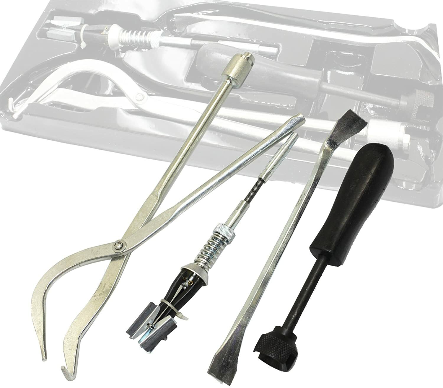 4Pc Drum Brake Automotive Repair Set Complete Assorted Removal Replacement Kit - Image 3