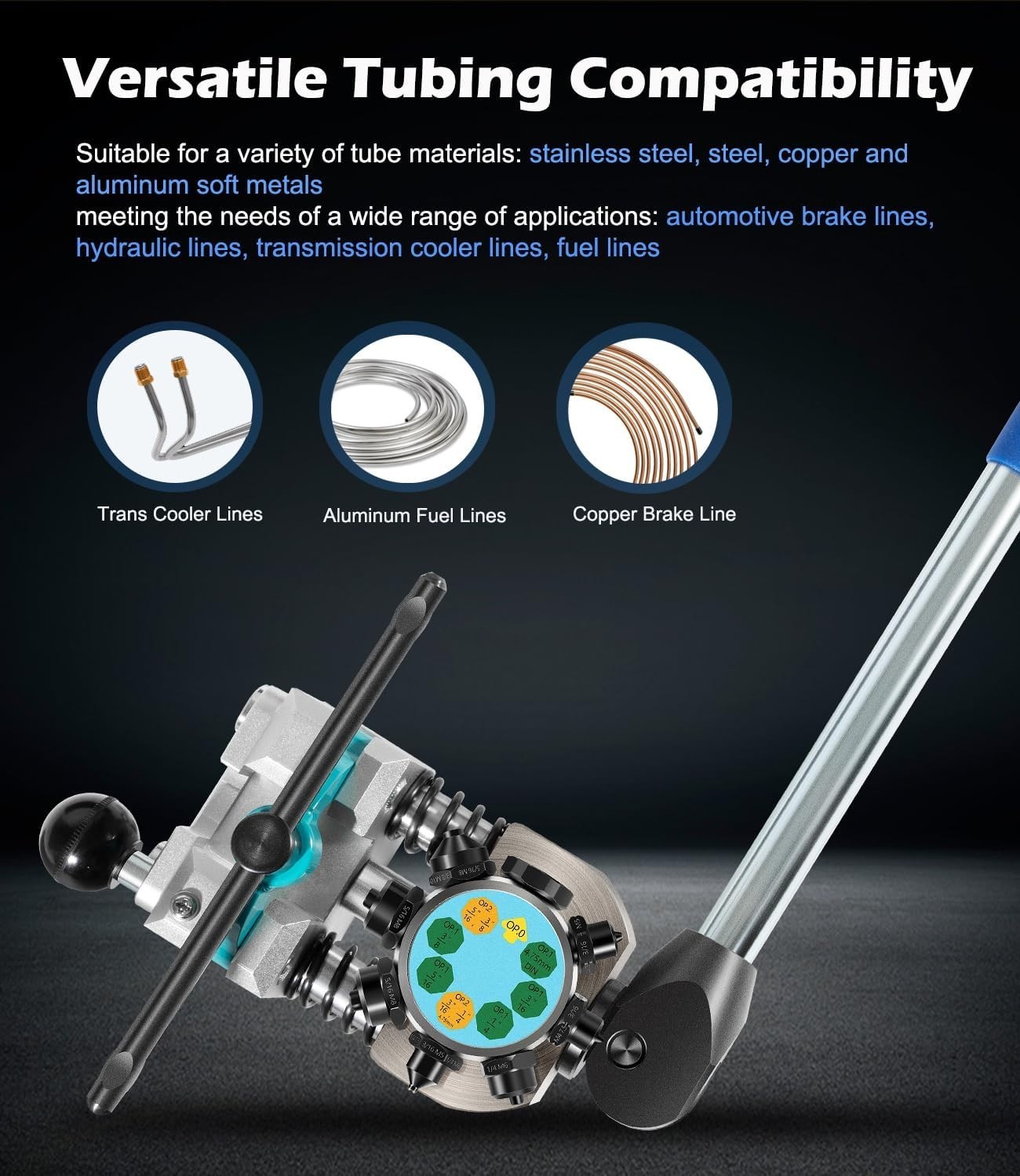 Professional Brake Pipe Line Flaring Automotive Hand Tool Turret Type 45° - Image 2