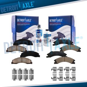 6pc Front & Rear Ceramic Brake Pads for Ford E-150 E-250 E-350 E-450 Super Duty