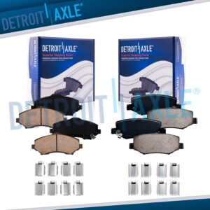 Front Rear Ceramic Brake Pads for Dodge Nitro Jeep Liberty Wrangler JK Wrangler
