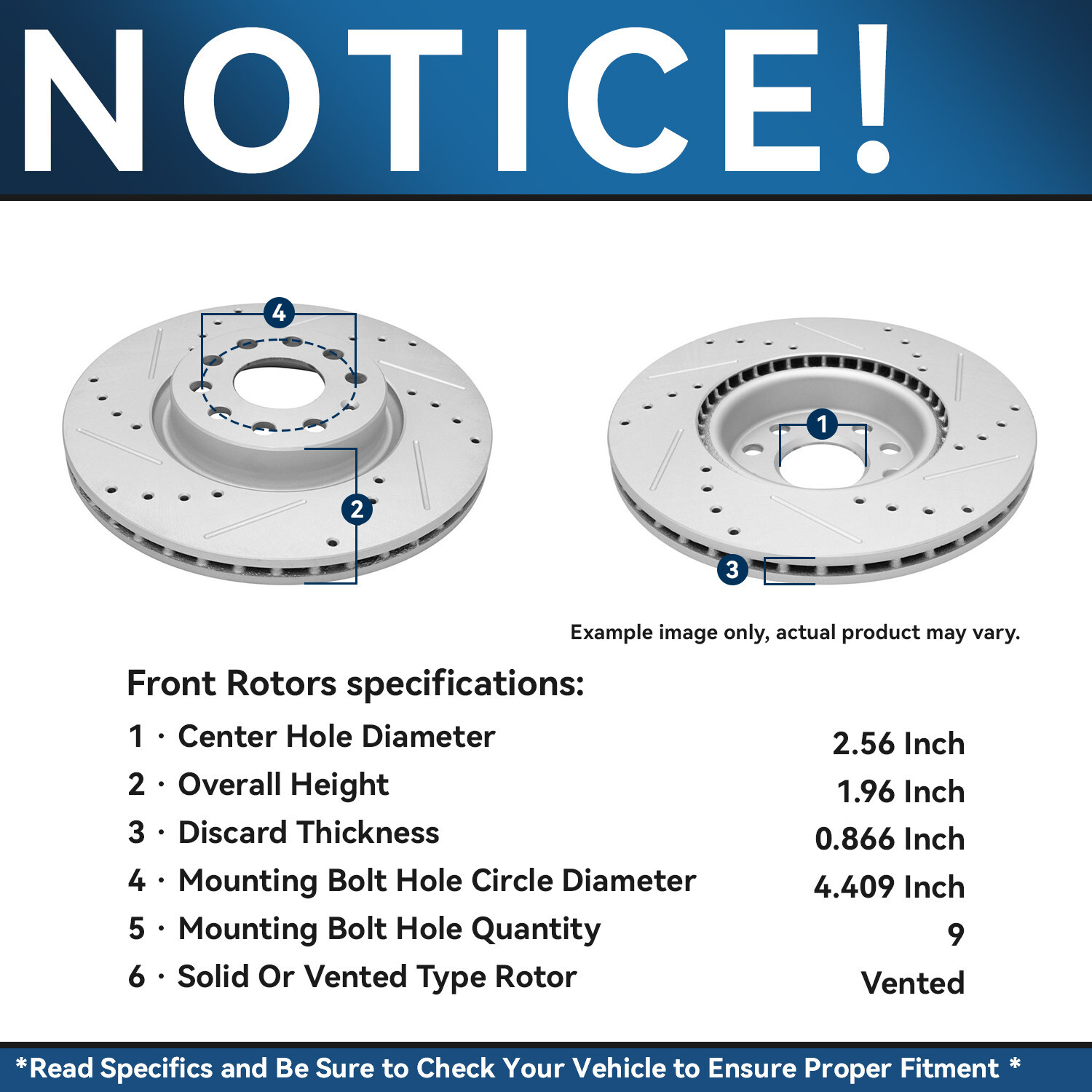 312mm Front & 272mm Rear DRILLED Brake Rotors for Audi A3 Quattro Volkswagen EOS - Image 4