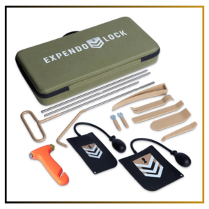 Expendo Lock Car Tool Kit Heavy Duty J-Hook Puller & Automotive Repair Tools