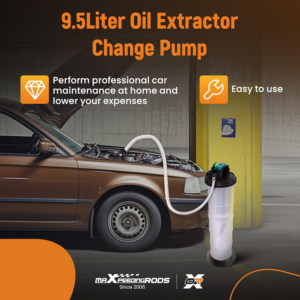 2.5 Gallon/9.5L Pneumatic/Manual Fluid Extractor, Automotive Oil Extractor Pu...