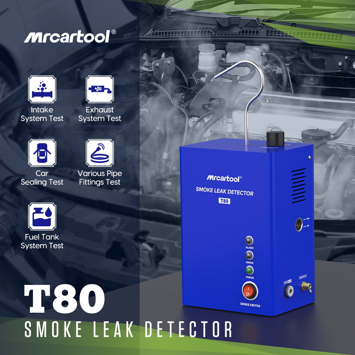 New Product🔥 EVAP Smoke Machine Automotive Leak Detector Car Diagnostic Tester - Image 3