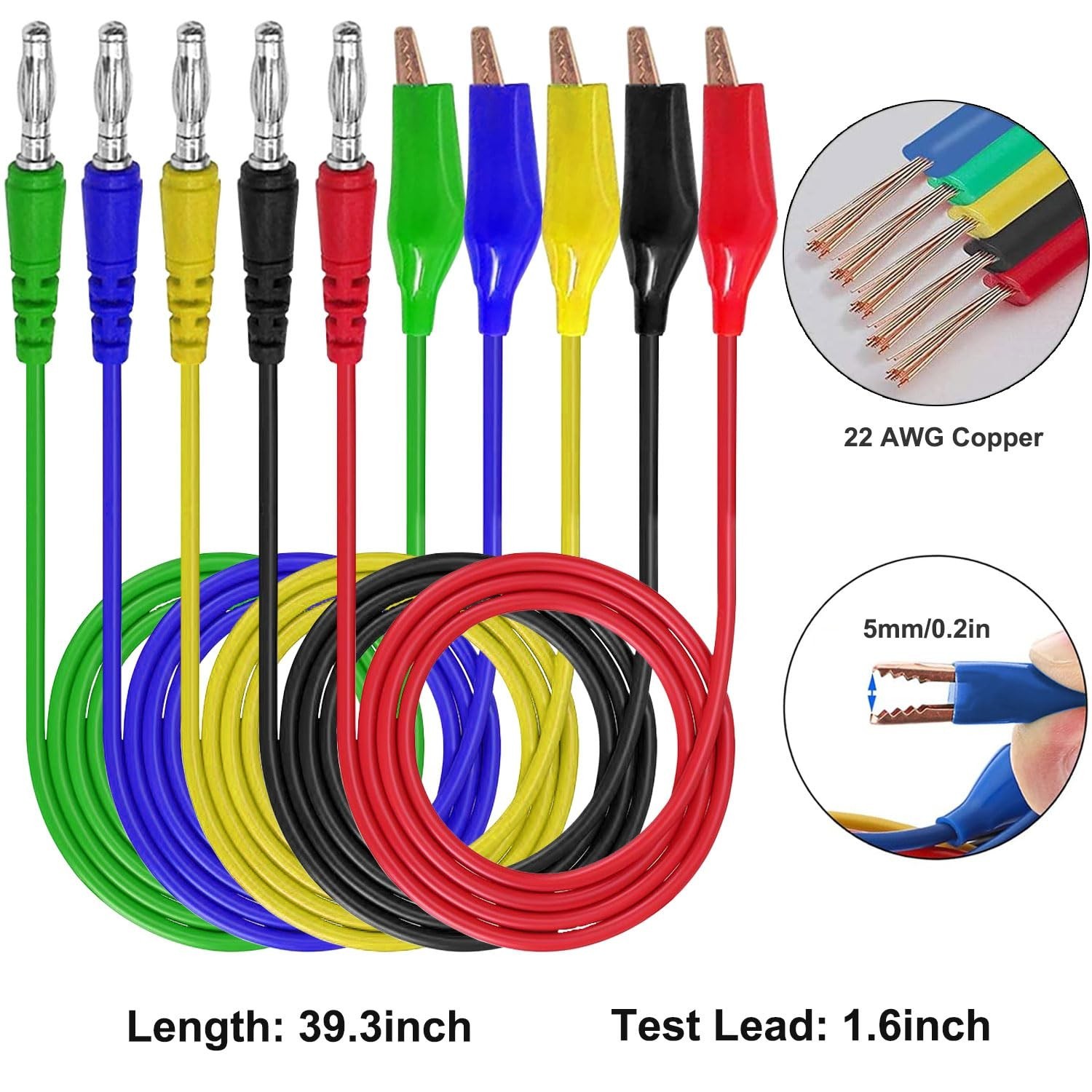 Juego de cables de sonda trasera prueba de circuito de diagnóstico eléctrico automotriz- - Image 5