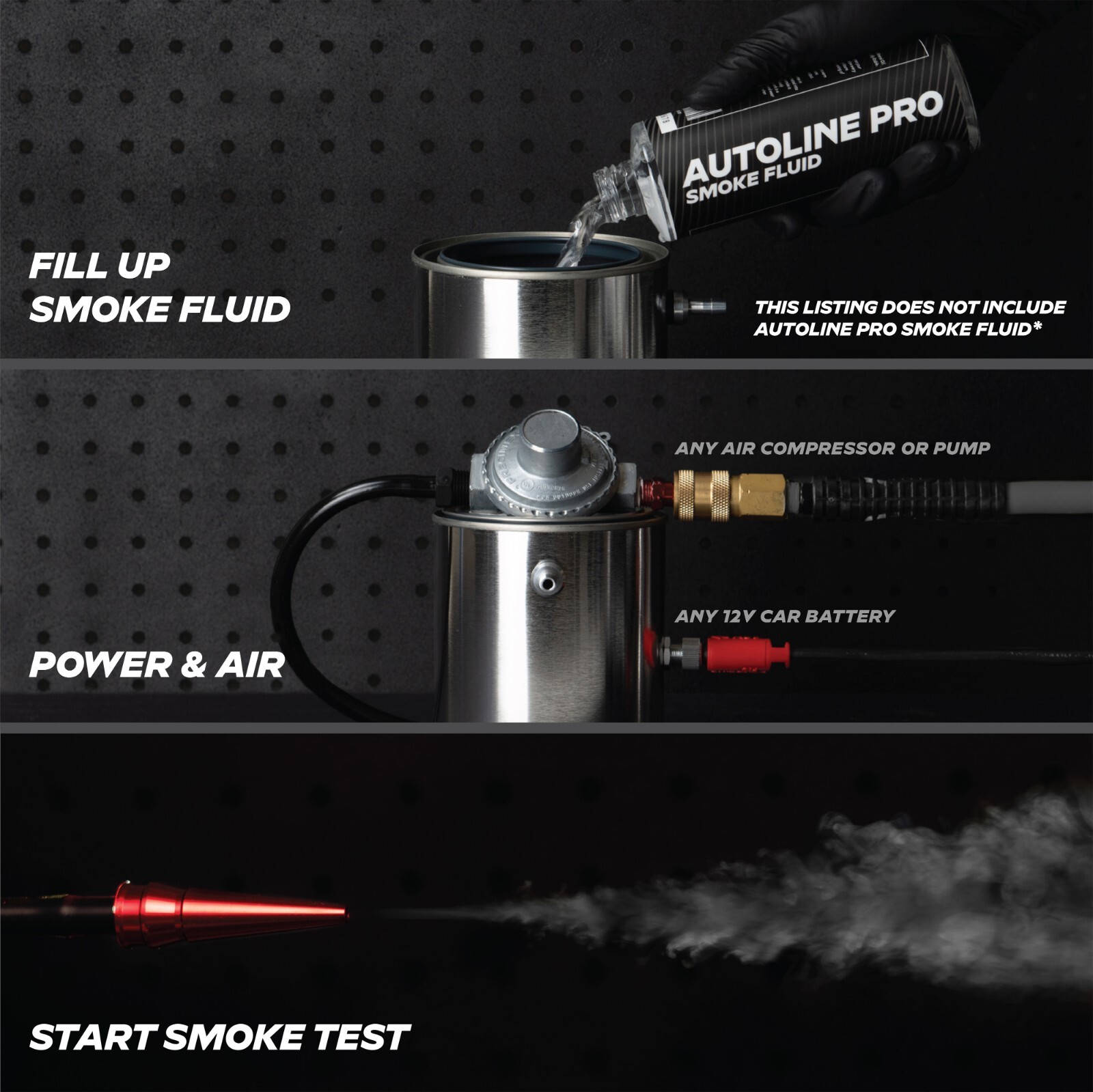 Automotive EVAP and Vacuum Smoke Machine Diagnostic Leak Detection Tester - Image 3