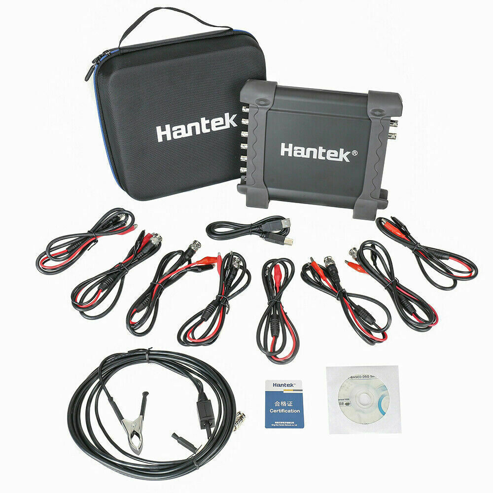 Hantek 1008C Automotive Diagnostic PC USB 2.0 Oscilloscope Program Generator 8CH
