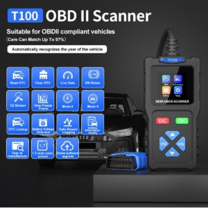 Automotive OBD2 Scanner OBD Code Reader Car Diagnostic Tool Check Engine Fault