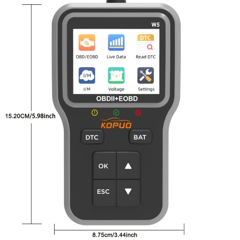 OBD2 Scan Tool Auto Fault Car Scanner Car Diagnostic Check Engine Code Reader - Image 2