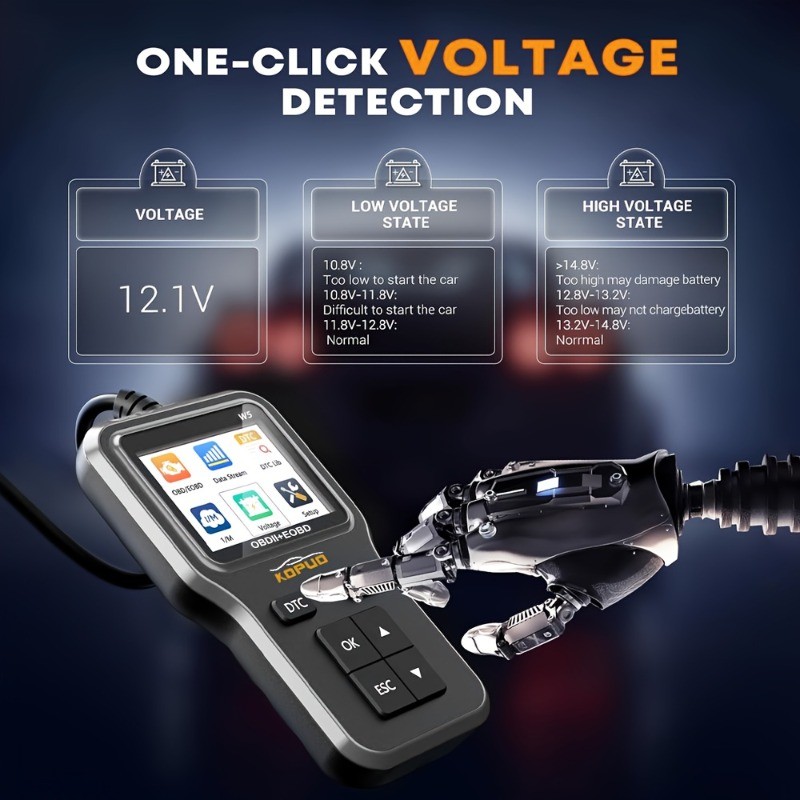 OBD2 Scan Tool Auto Fault Car Scanner Car Diagnostic Check Engine Code Reader - Image 5