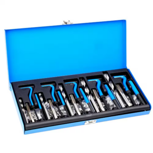 Helicoil Thread Repair Kit, Specialty Fastener 131-Piece SAE HSS Drill Helicoil