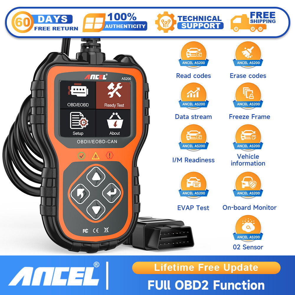 Auto OBD2 Scanner Car Diagnostic Tool OBD2 Code Reader Read/Erase Engine Fault