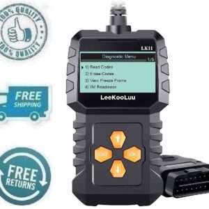 New OBD2 Scanner Car Scan Diagnostic Tool Reset Clear Check Engine Code Reader