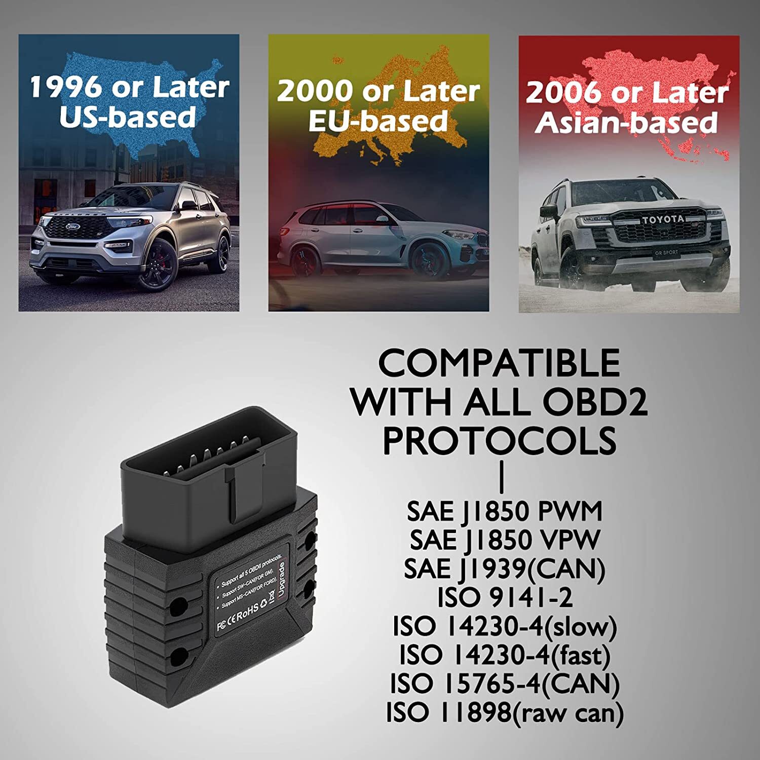 vLinker MC Bluetooth3.0 ELM327 Scanner OBD2 Car Diagnostic Tool Android FORScan - Image 3