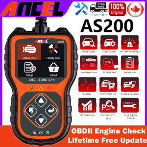 ANCEL AS200 OBD2 Scanner Car Check Engine Fault Code Reader OBD2 Diagnostic Tool